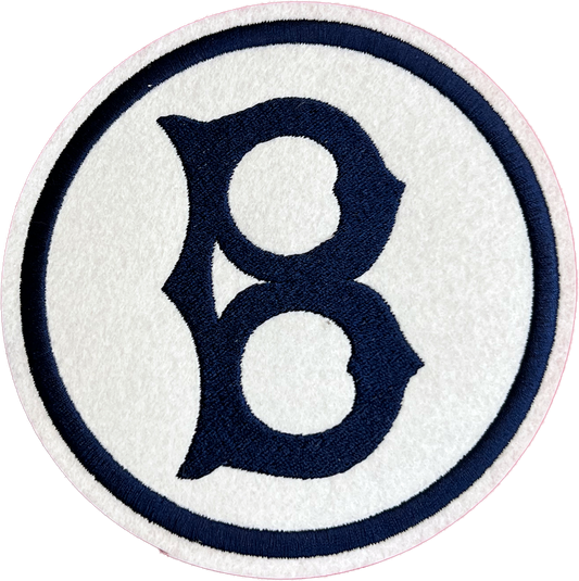 Brooklyn Dodgers Throwback Embroidered Iron-on Patch - Multiple Sizes Available - Made in USA