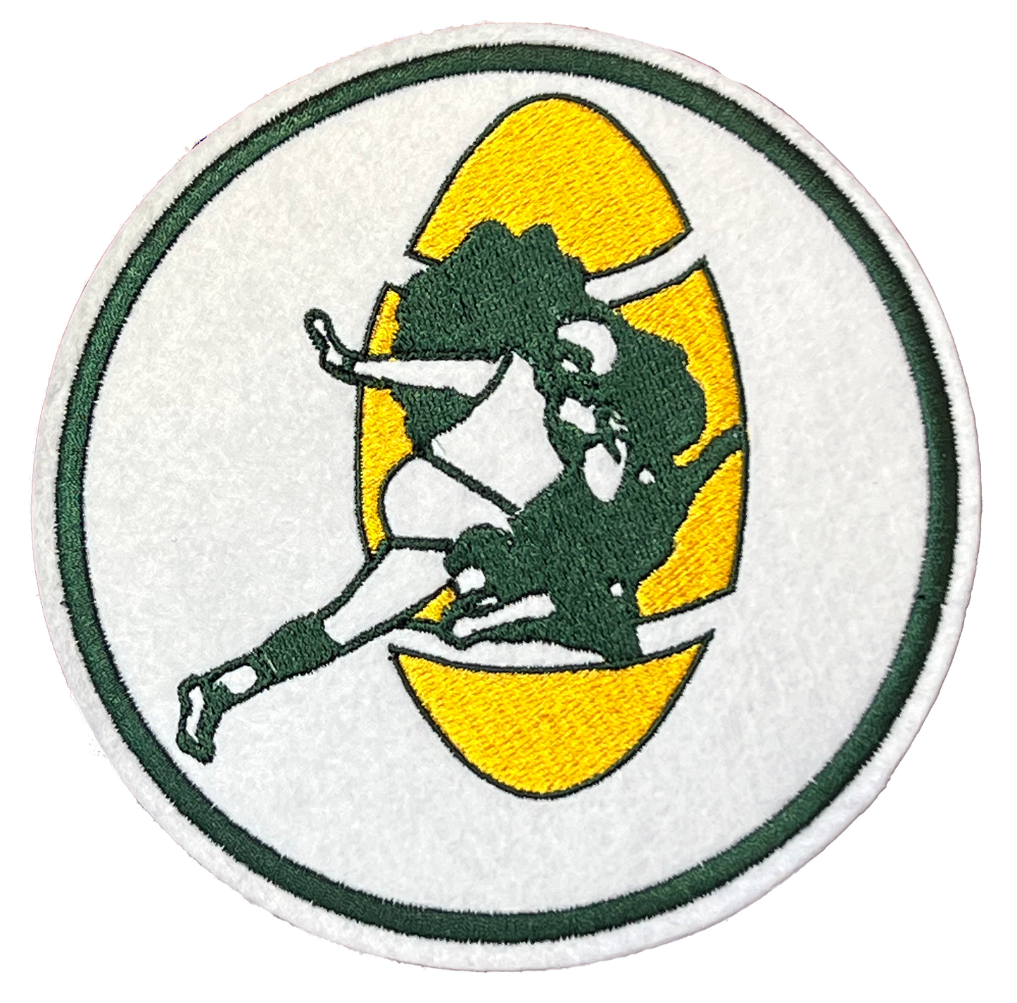 Green Bay Packers 1968-1979 Throwback Embroidered Iron-on Patch - Multiple Sizes Available - Made in USA